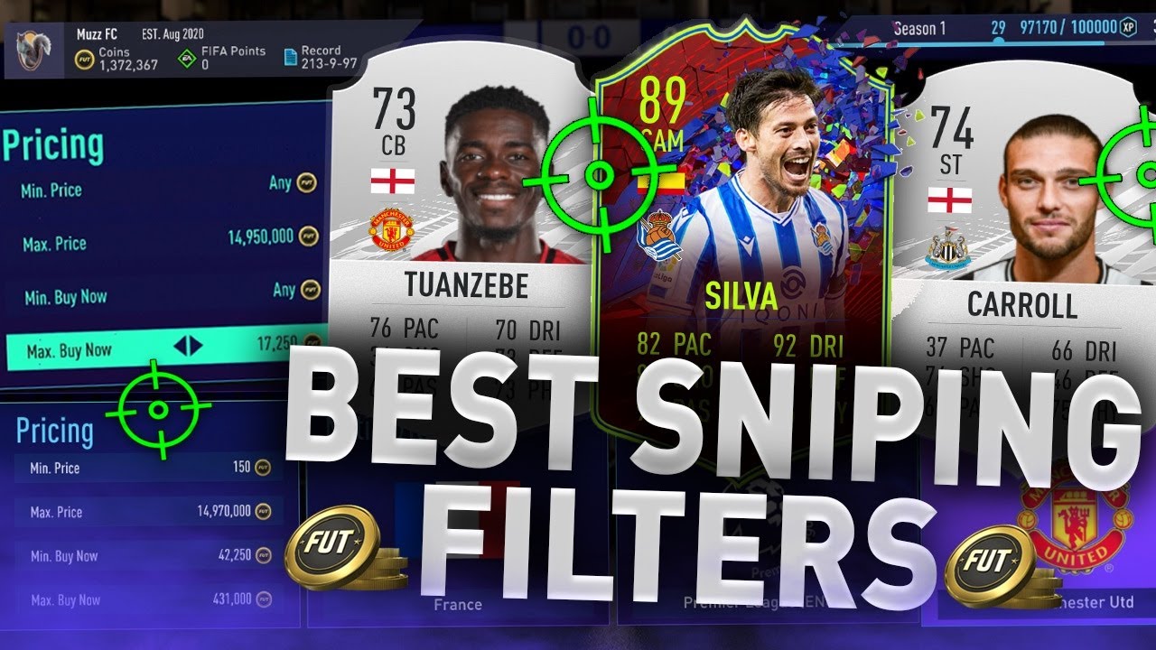 BEST SNIPING FILTERS #7 😍 *MAKE 100K QUICKLY* (FIFA 21 BEST SNIPING FILTERS TO MAKE COINS) - #FIFA21
