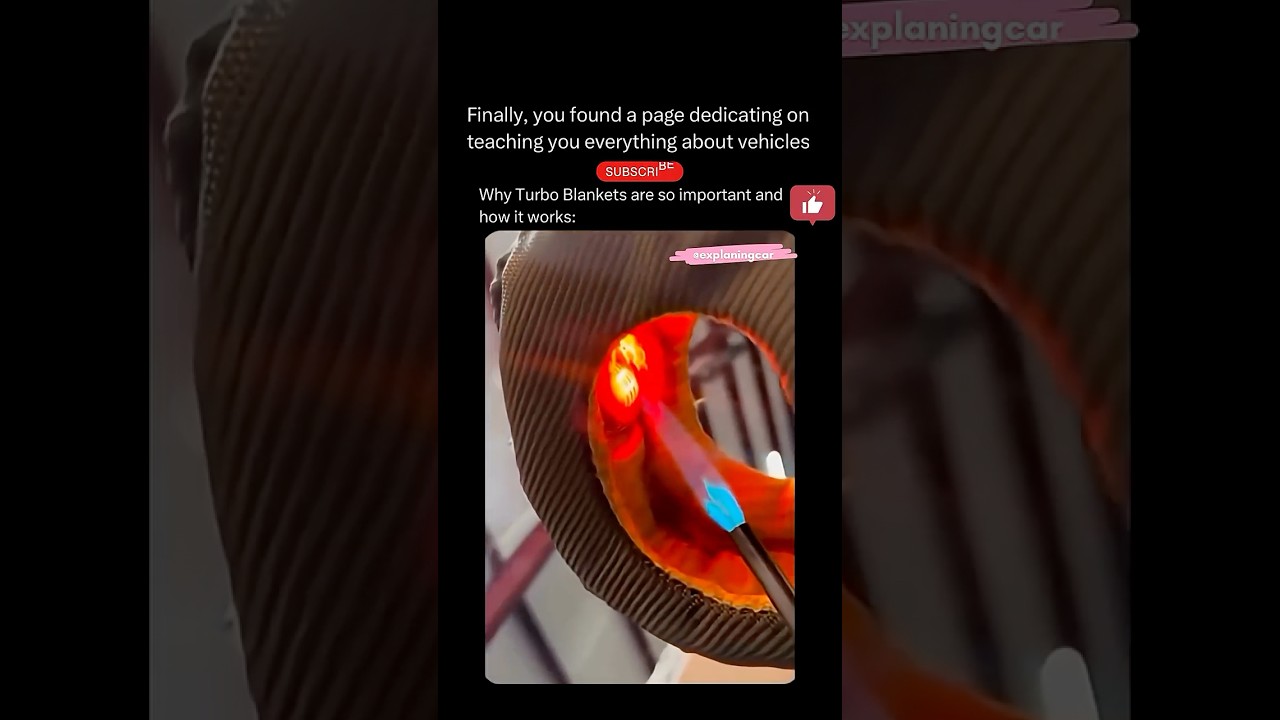 Why turbo blankets are so important? 🤔 #car #carlover #technology