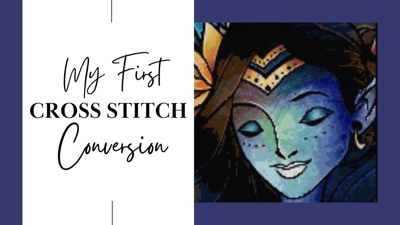 Cross Stitch Conversion from Jaded Gem Shop & Creatively Stitching | Avatar by Mandie Manzano