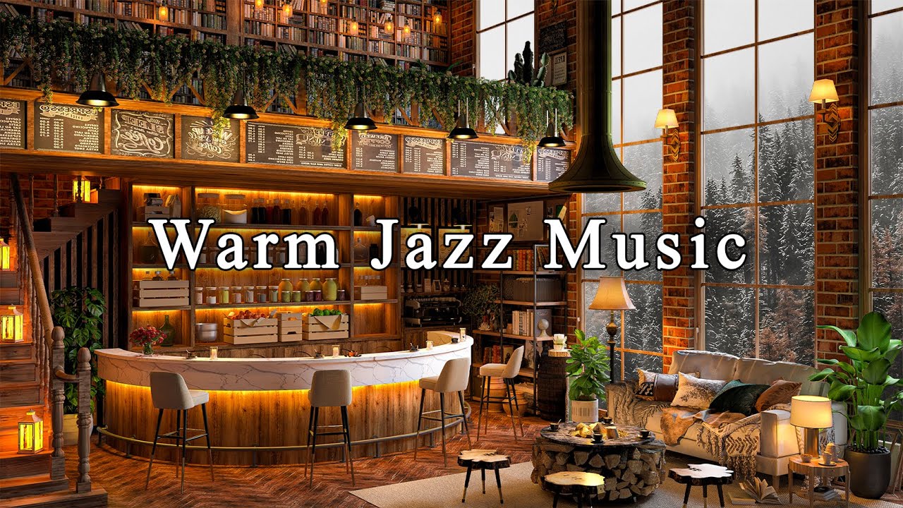 Relaxing Jazz Instrumental Music to Study, Work ☕ Cozy Coffee Shop Ambience with Smooth Jazz Music