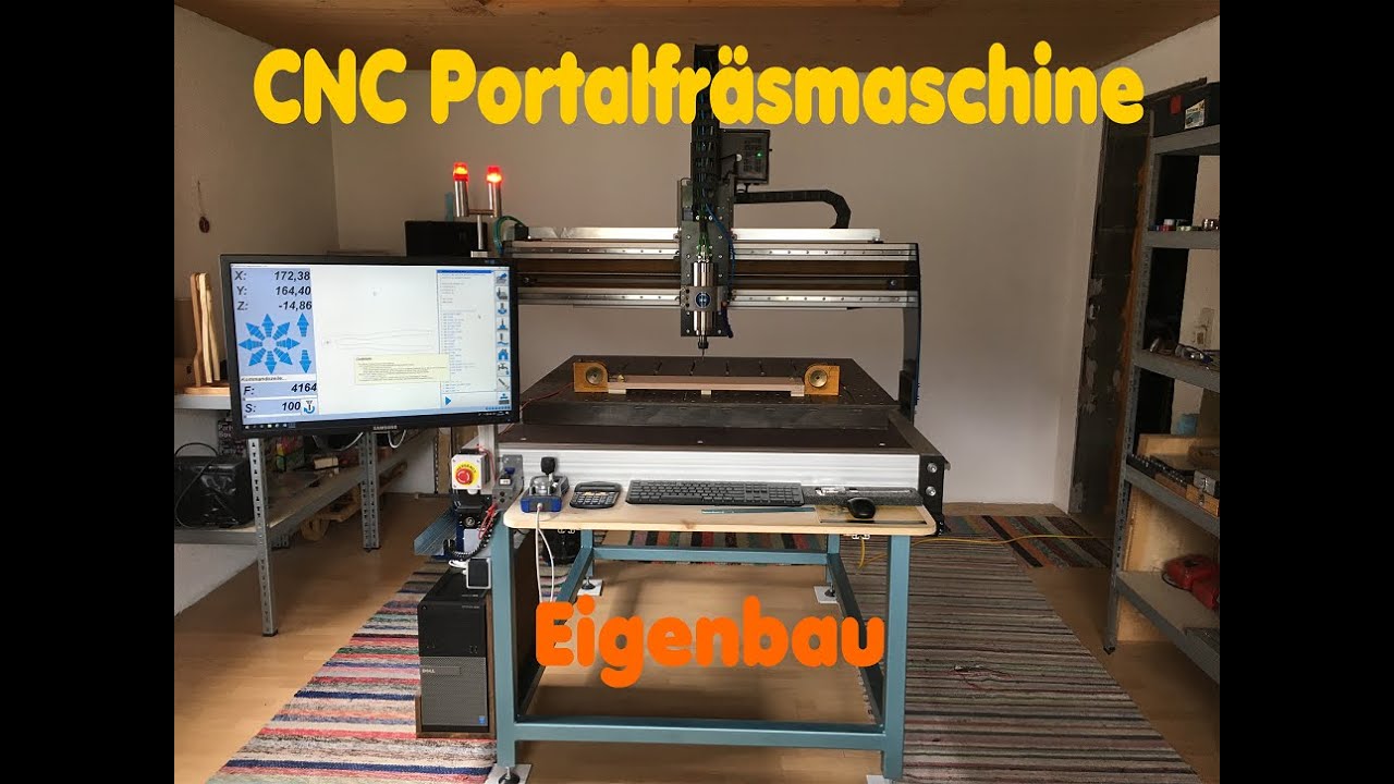 CNC Fräse-Portalfräse selber bauen / Eigenbau