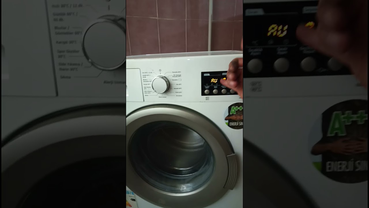 Vestel &ccedil;amaşır makinesi resetleme.           arıza kodu belirleme.   test etme