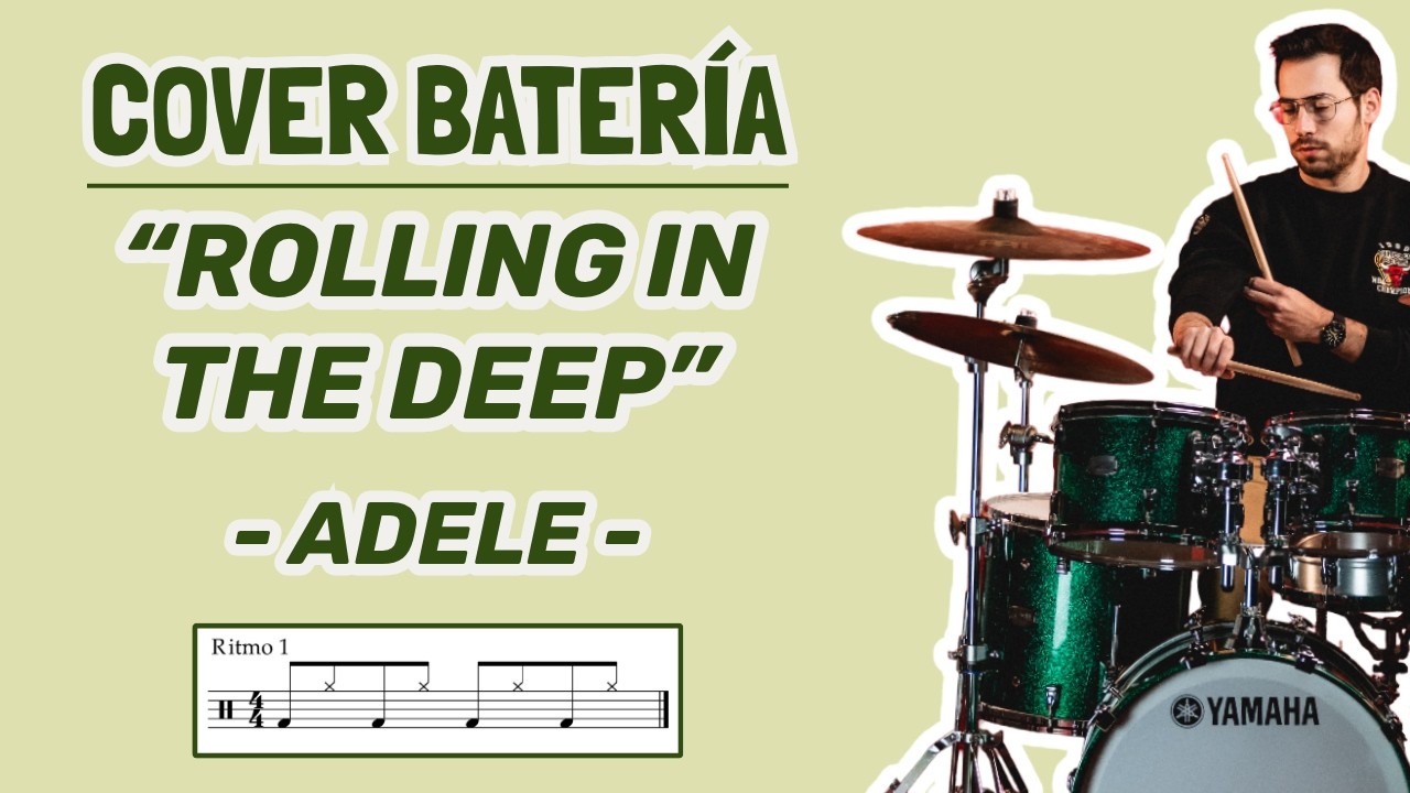 🥁ROLLING IN THE DEEP - Adele (DRUM COVER) BATERÍA
