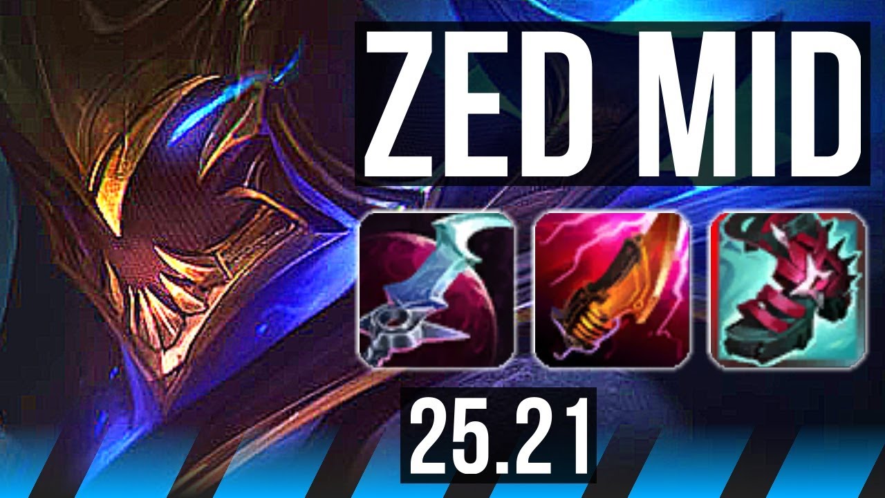 ZED vs AKALI (MID) | 10/1/10, 500+ games, Dominating | NA Master | 25.21