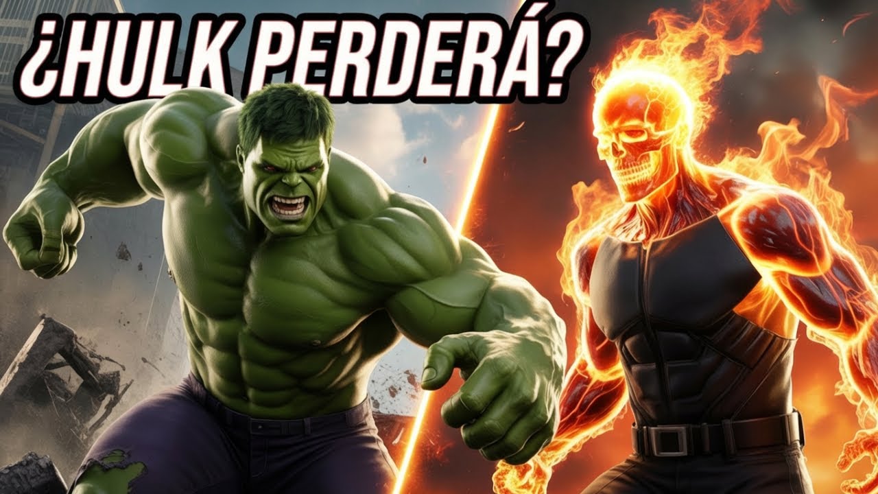 Hulk vs Ghost Rider ¿Quién ganaría esta batalla?