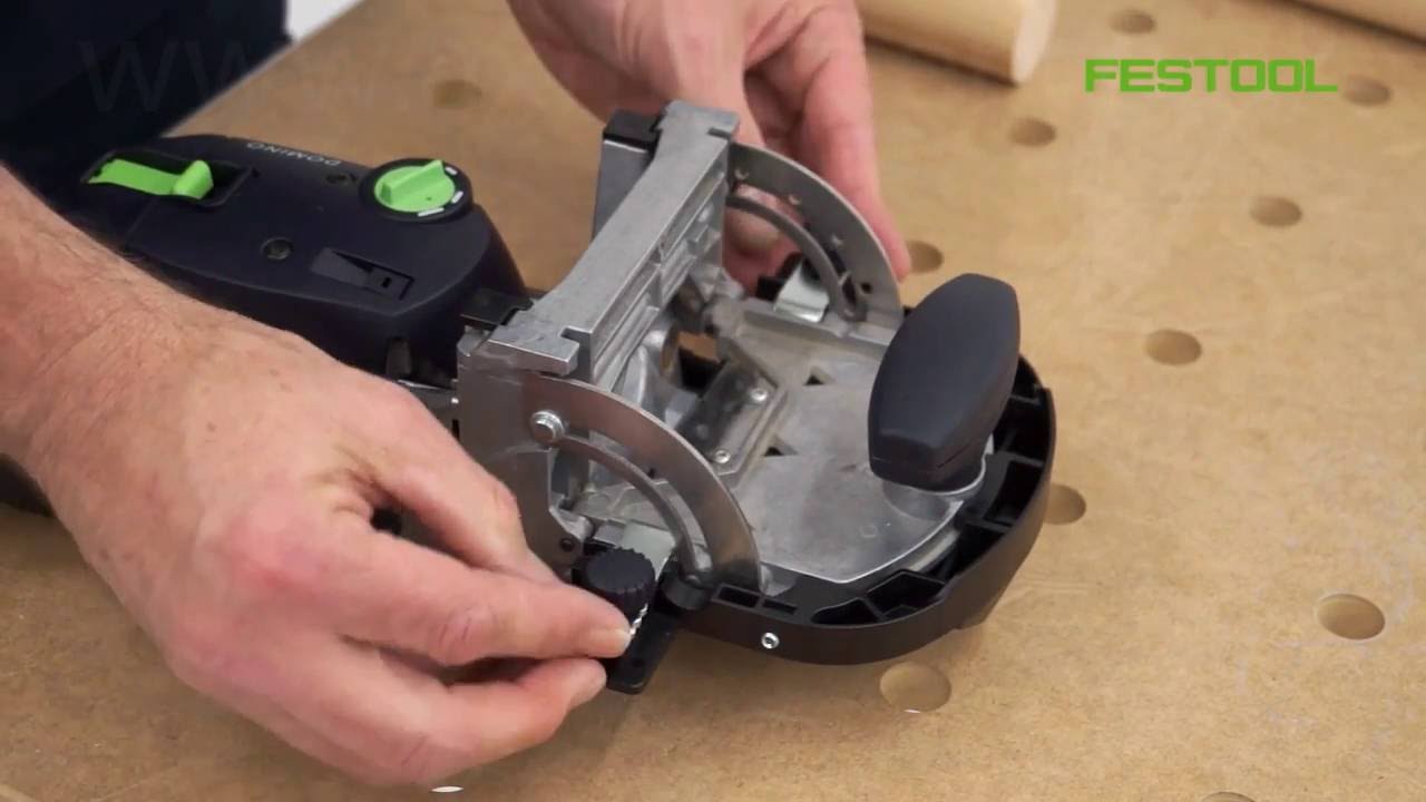 Festool Domino DF 500 - Round profile joints