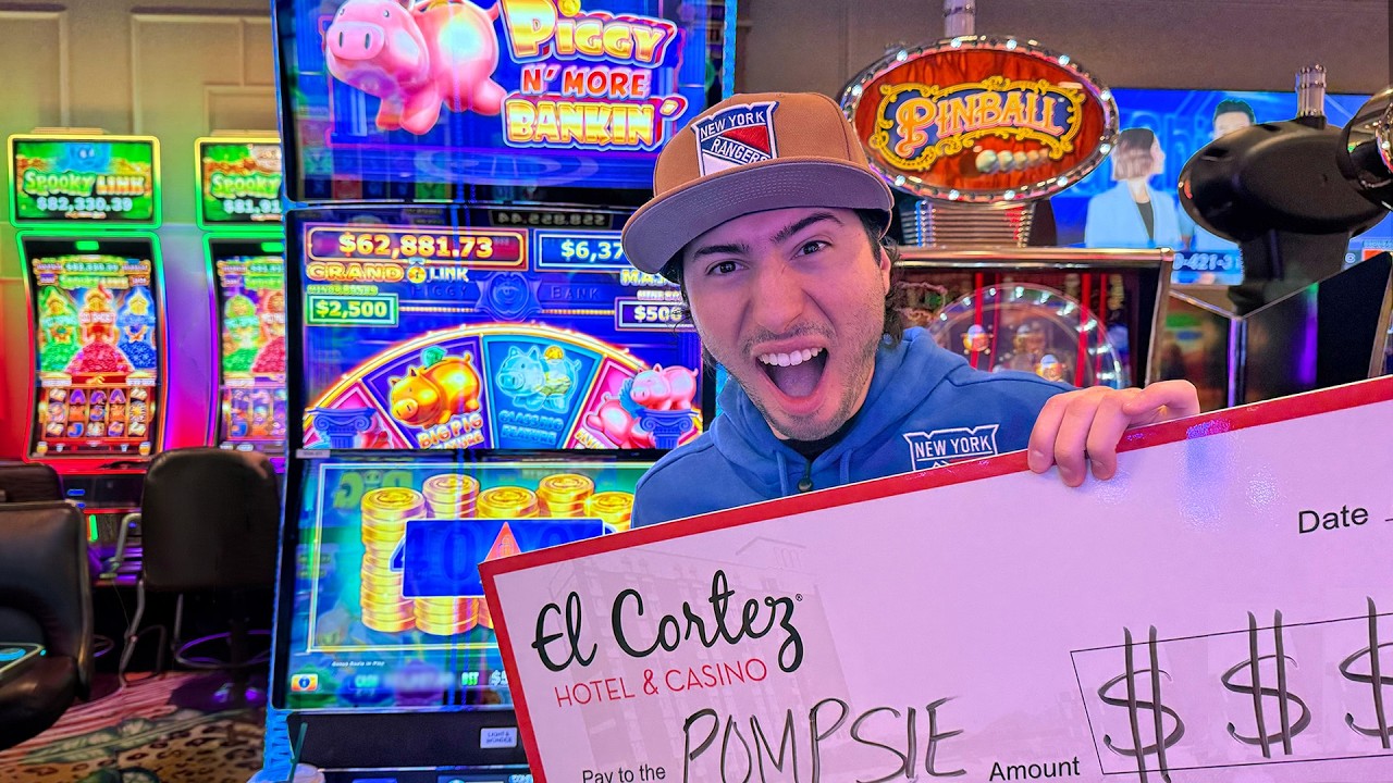 Greatest Gambling Day Of My LIFE!!!!! (2 BIG CHECKS In 30 Minutes At El Cortez!!!)