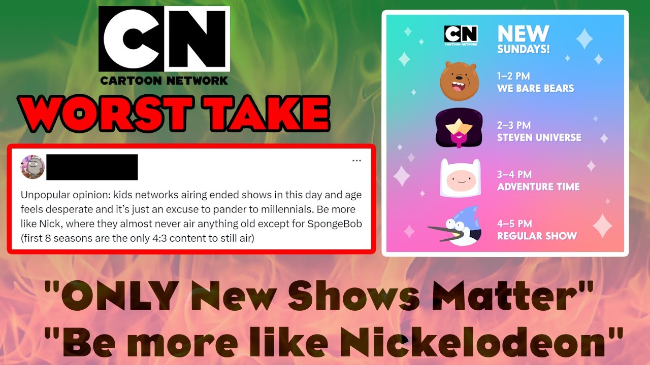 The Worst Cartoon Network Take I've Ever Seen