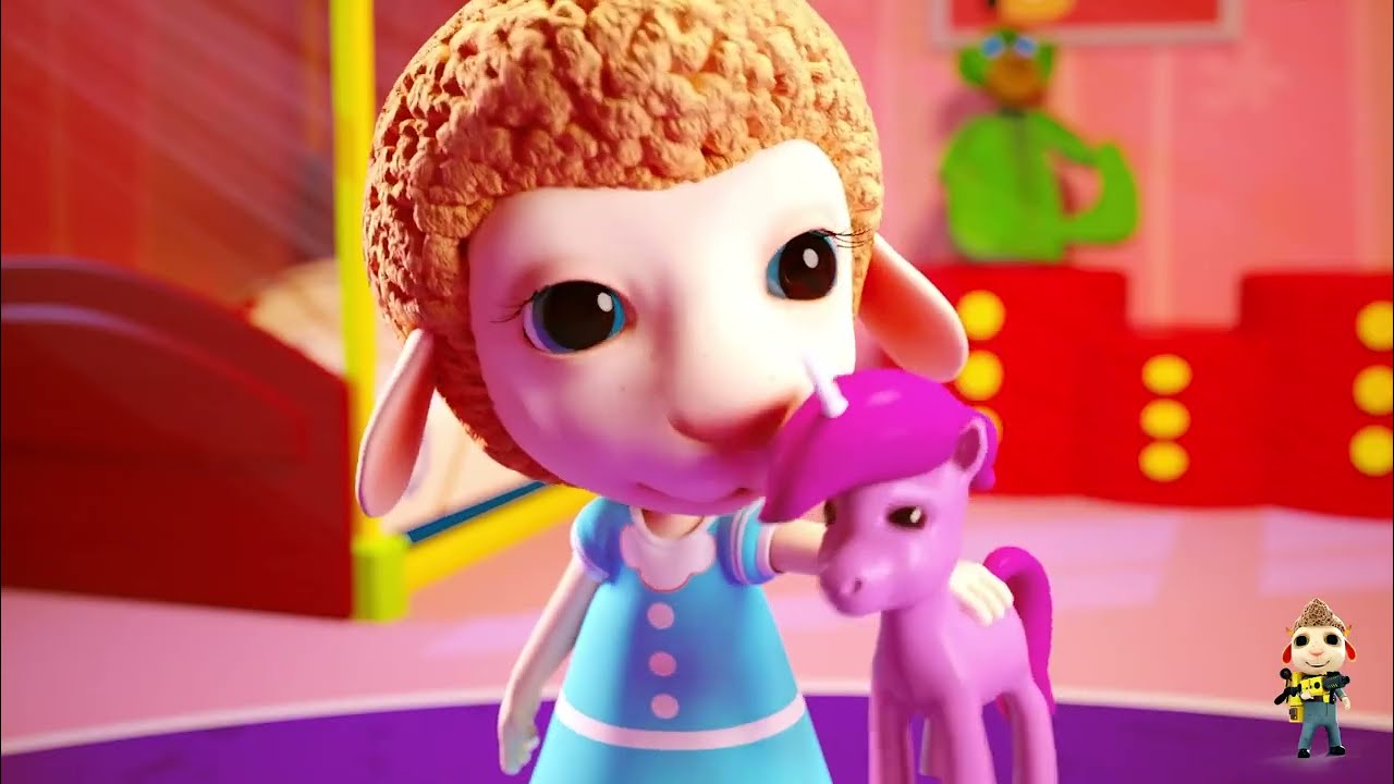 Dolly and Five Little Mysterious Friends 👻Who's There in the Dark? 🌙🎨Funny Cartoon Adventures!