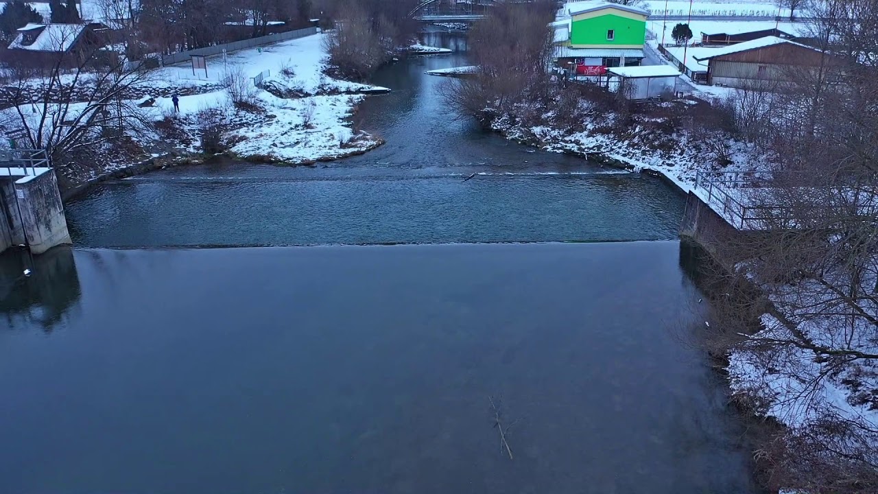 Oberes Wehr Neuhofen Winter