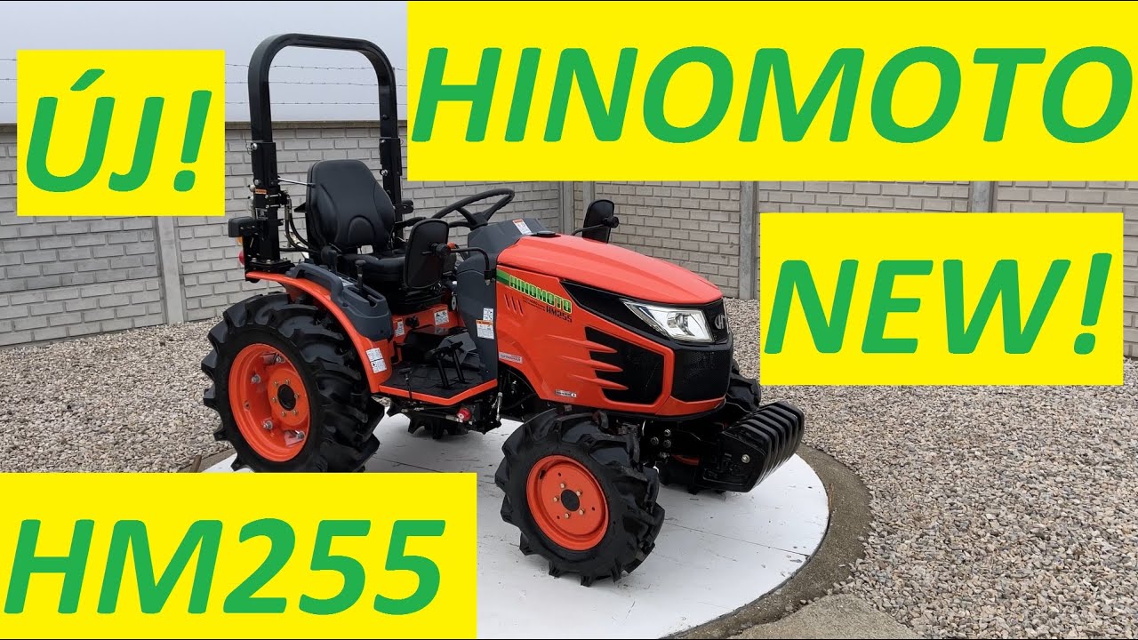Hinomoto HM255 - vadonatúj kistraktor / brand new compact tractor