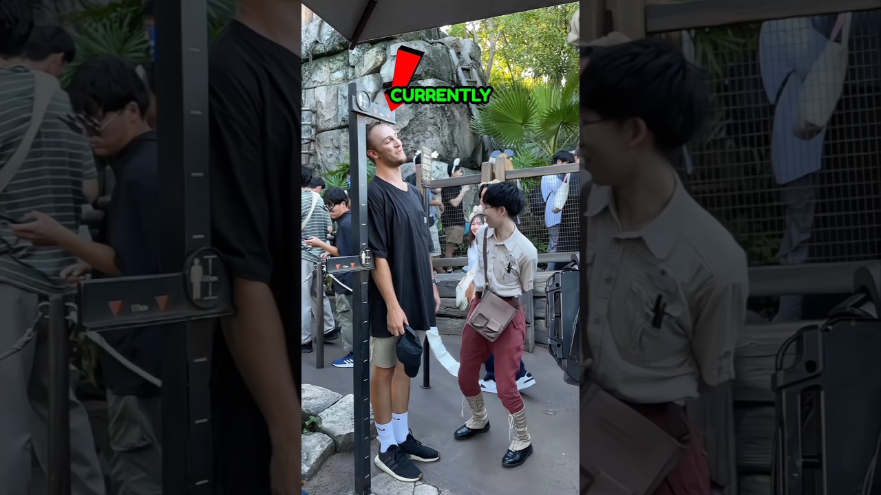 Too Tall for the Roller Coaster? 🎢😱 #shorts