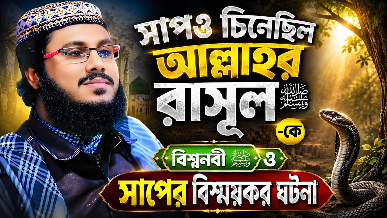 Khoka Maulana waz | নবীজী ﷺ ও সাপের অবাক করা ঘটনা | খোকা মাওলানা মফিজুর রহমান ওয়াজ
