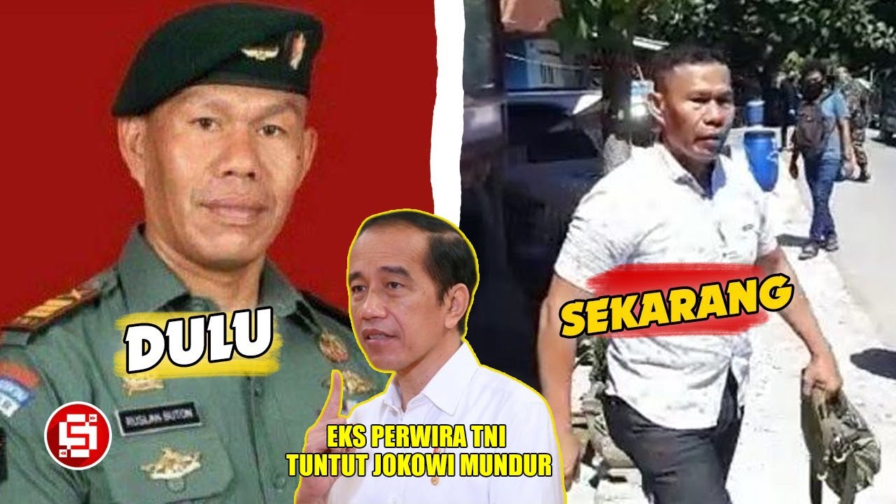 Masih Ingat RUSLAN BUTON yang Dipecat dari TNI? Dulu Minta Jokowi Mundur. Begina Kabarnya Sekarang