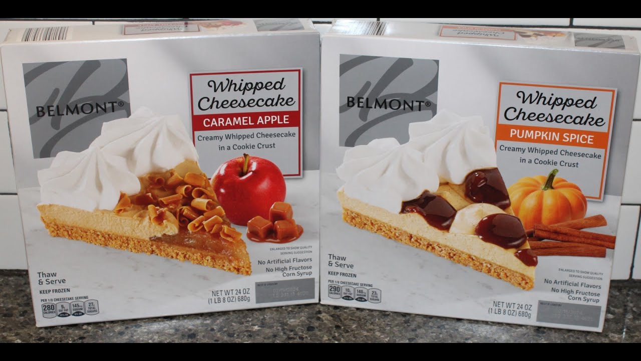 Belmont (ALDI) Whipped Cheesecake: Caramel Apple & Pumpkin Spice Review