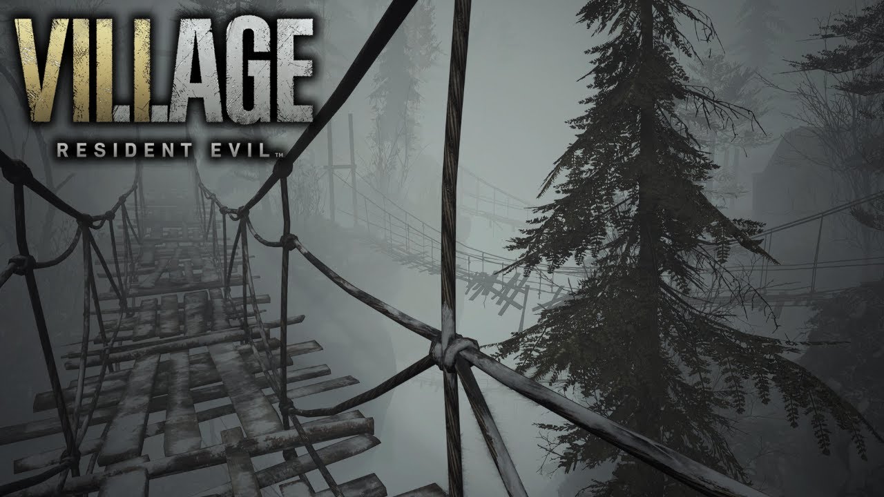 Abandoned Forest Bridges | Flowing River | Resident Evil Village Ambience 🎧