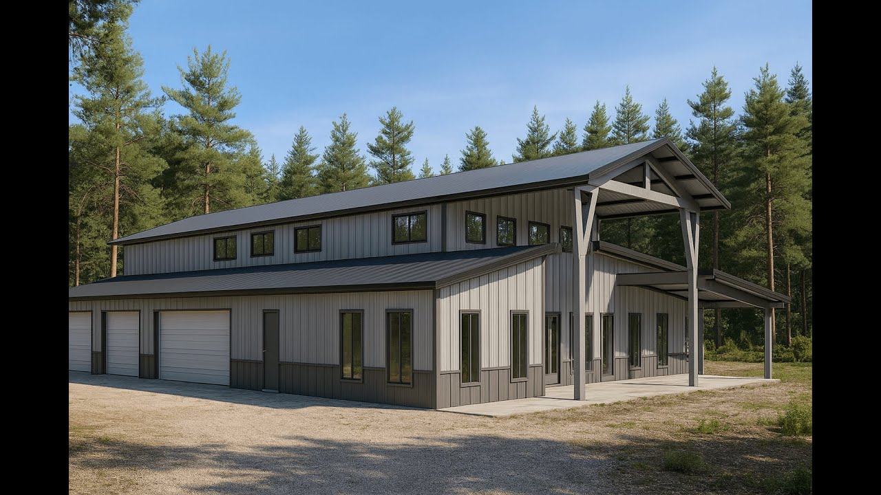 Build Your Dream: Discover the Ultimate 56x80 Barn-Style Barndominium!