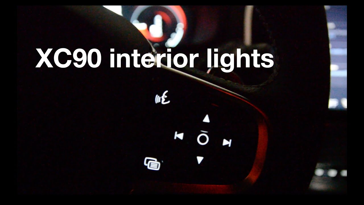 2016 volvo xc90 t8 interior light tour