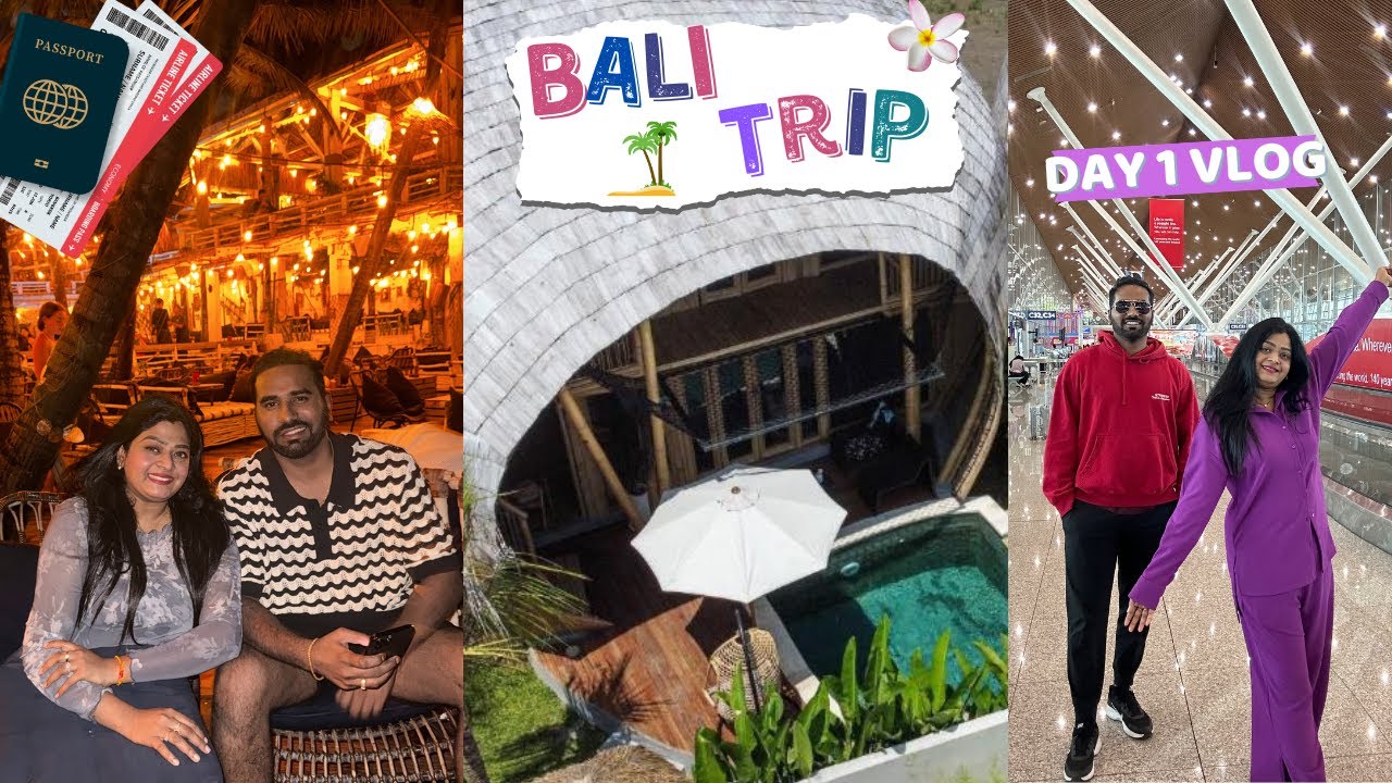 Our Honeymoon Begins In Bali 🌴 | బాలి మ్యాజిక్ ✨ Day 1 |