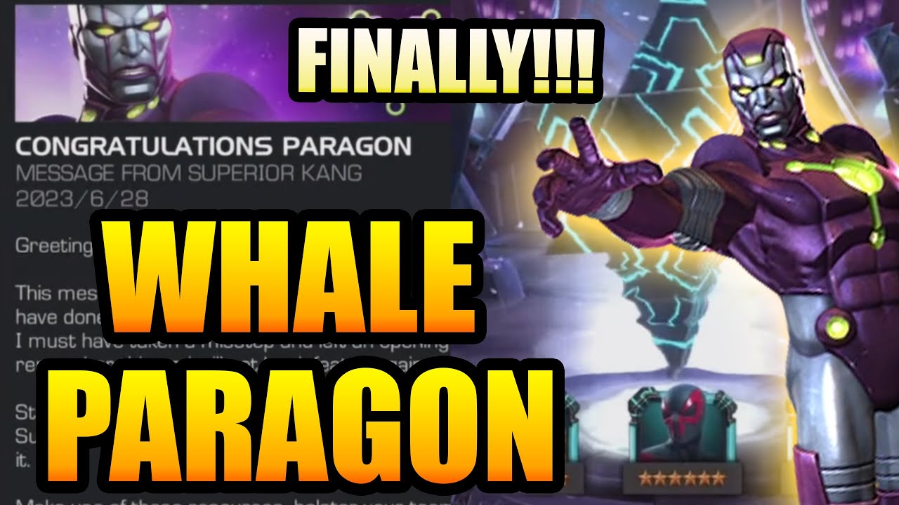 WHALE PARAGON FINALLY COMPLETE!!! 5x 6 Star Crystal Opening - Marvel Contest of Champions