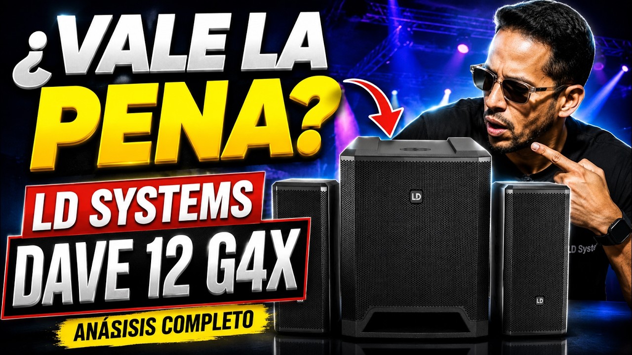 🔊🎛️Review EQUIPO DE SONIDO LD Systems DAVE 12 G4X: Por Qué TODOS los Profesionales lo Eligen