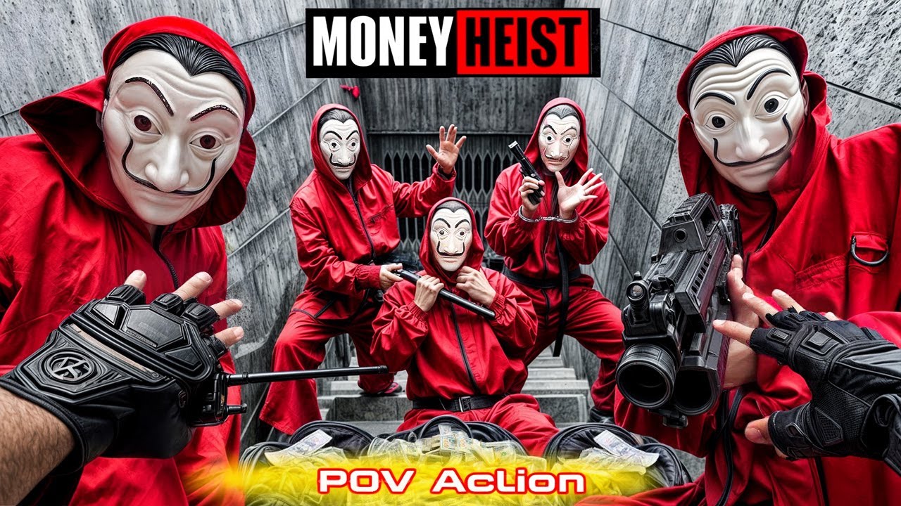 Паркур против ограбления! 2 | Полиции некуда бежать, плохие парни окружили их | Эпический взгляд ...