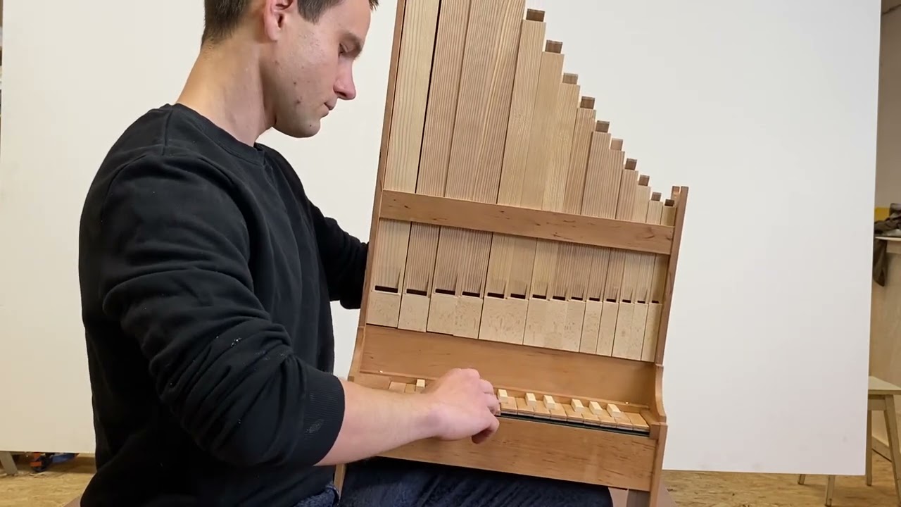 Portative Organ in C – Sound Test (Workshop Recording)