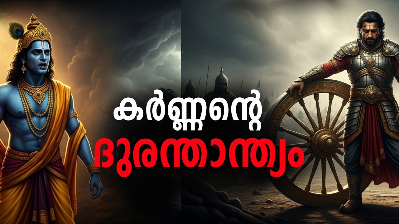 ശ്രീകൃഷ്ണന്റെ ദിവ്യനിർദ്ദേശത്തിൽ തീർന്ന അർജുന കർണ യുദ്ധം  |  Mahabaratham malayalam