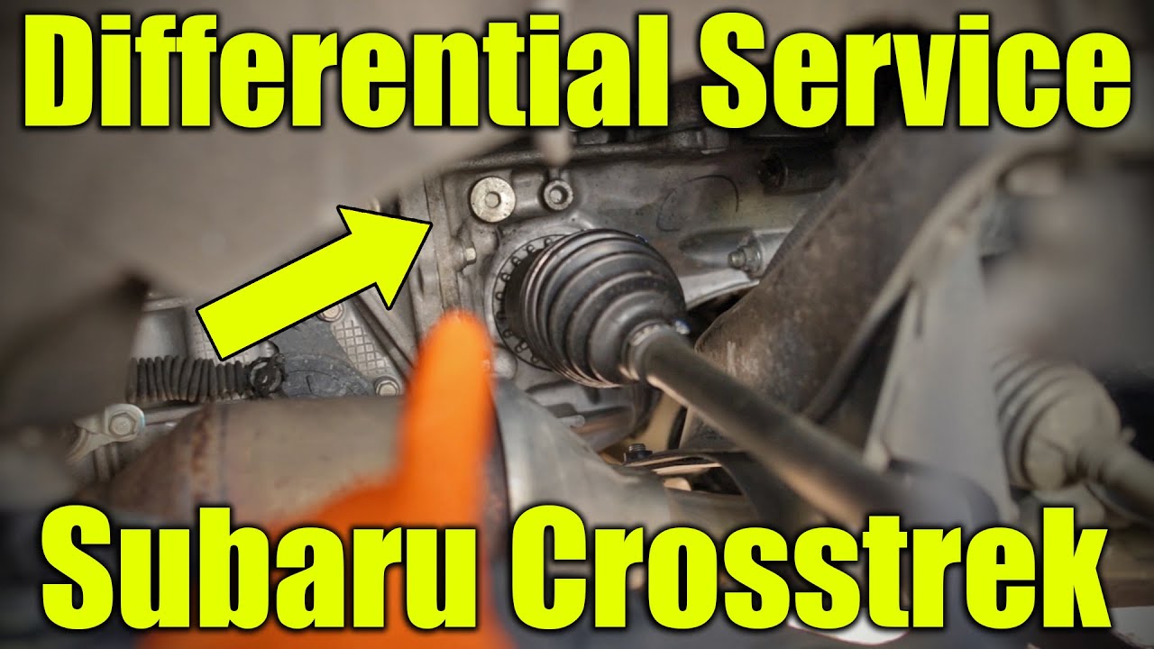 Subaru Crosstrek: Front and Rear Differential Service
