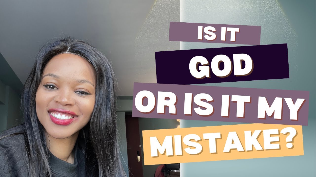 Did I mess up, or is this still GOD’s plan?