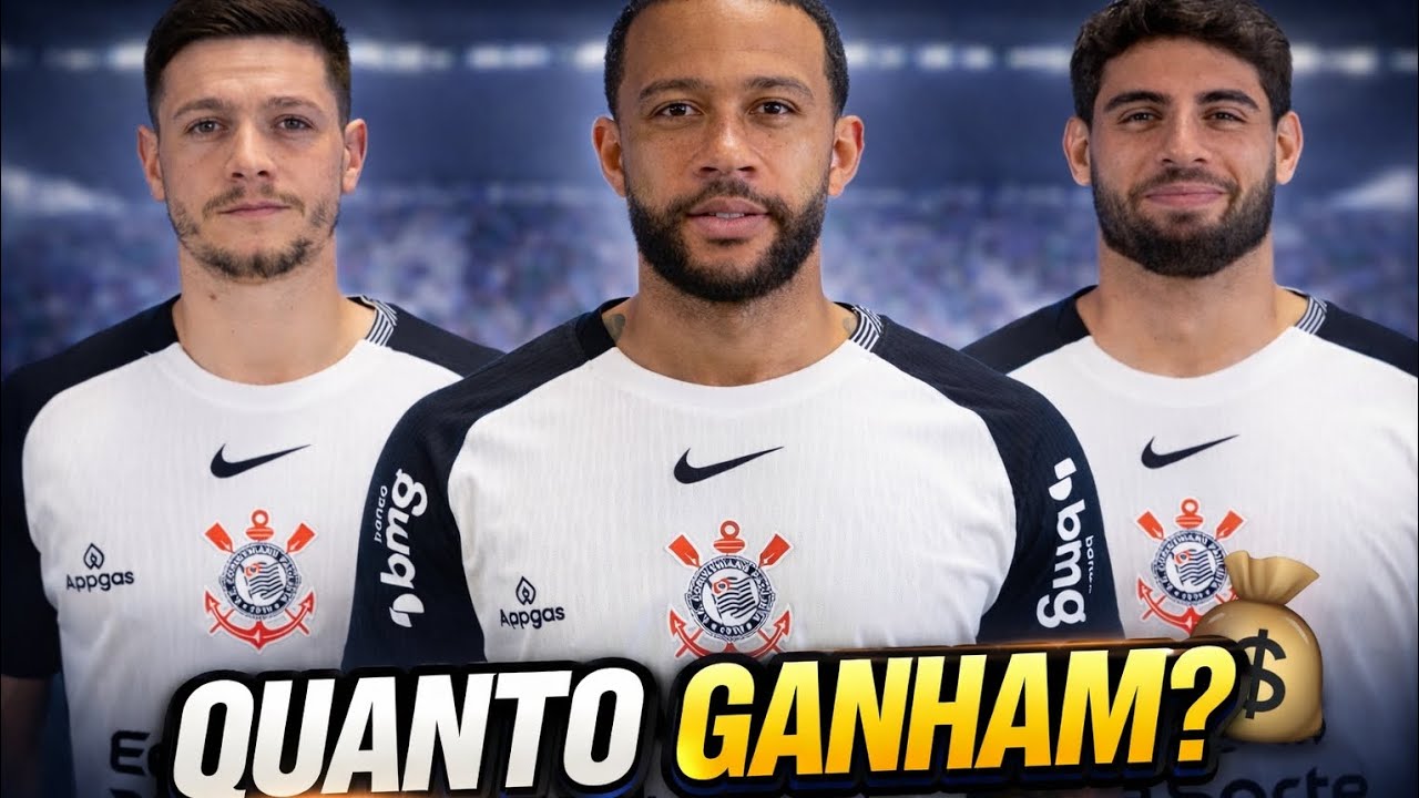 O SALÁRIO DOS JOGADORES DO CORINTHIANS 2026 !!