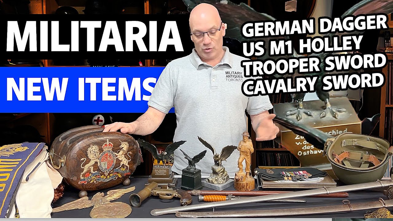 Rare Military Collectibles Unboxed: WWI Swords, WWII Helmets, German Eagles & More!