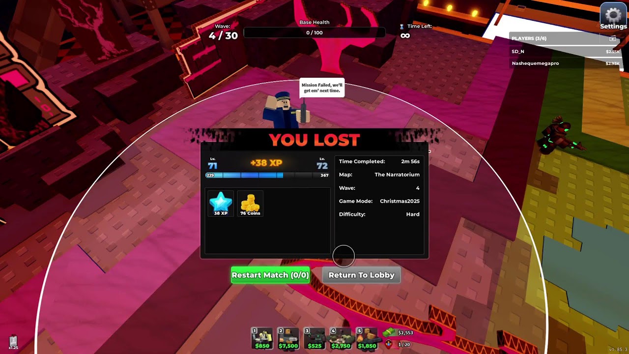 Trying to beat the Final act