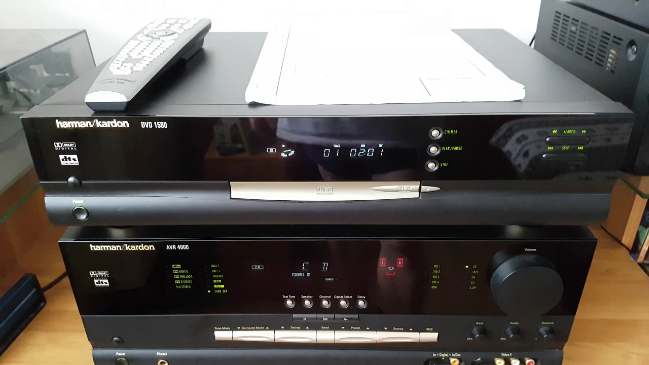 Harman Kardon avr4000 a DVD1500 test