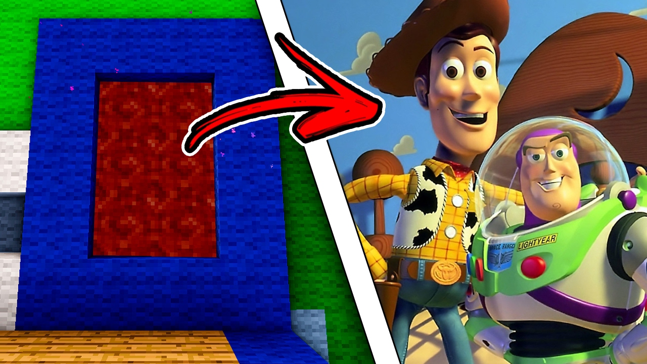 COMO FAZER UM PORTAL PARA O MUNDO DE TOY STORY !!
