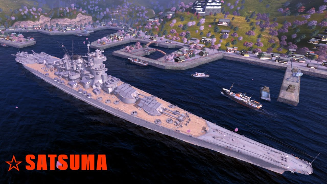 Satsuma, Superships 100k damage | World of Warships Blitz 2K