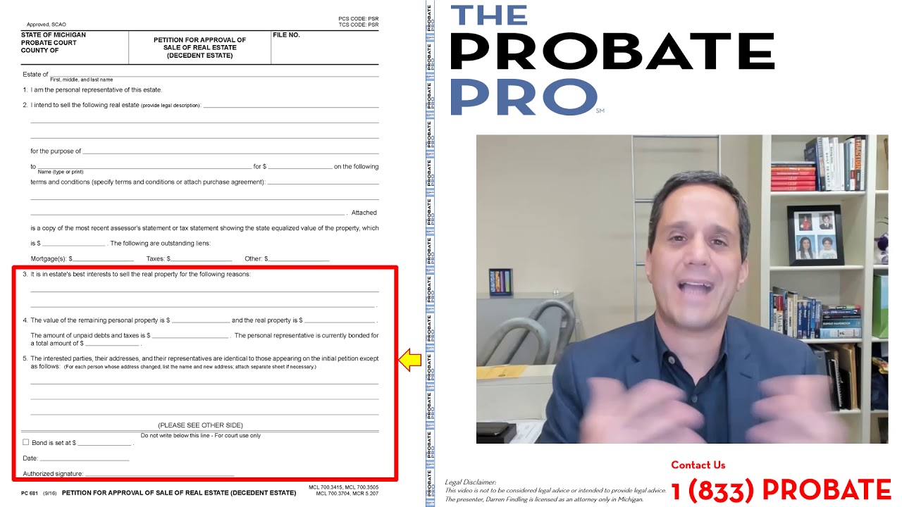 Petition for Approval of Sale of Real Estate