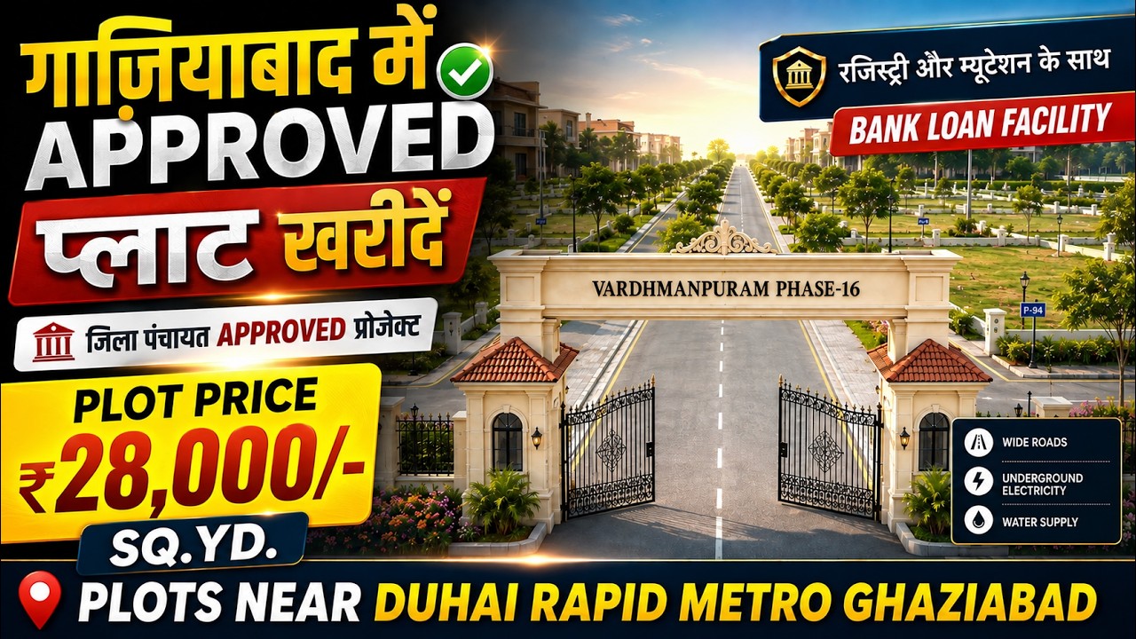Ghaziabad में APPROVED प्लॉट | plots in duhai ghaziabad | Affordable Plots in Ghaziabad