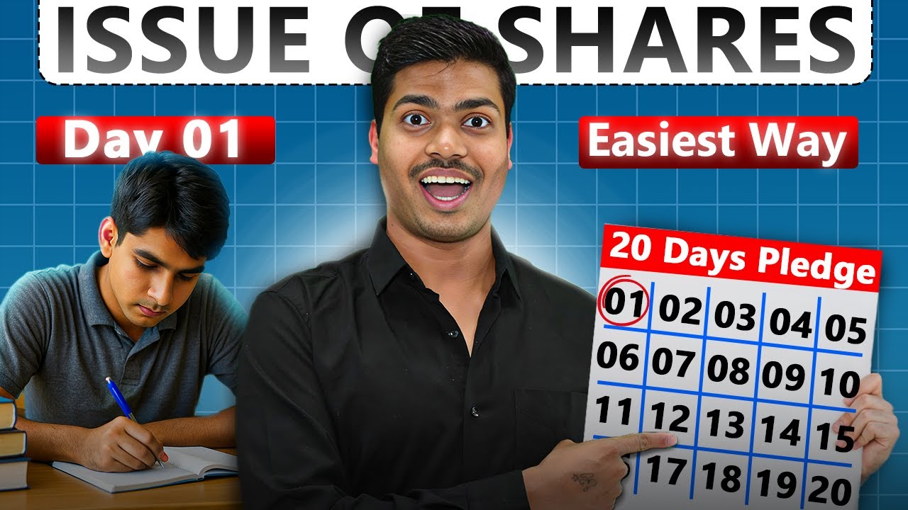 ISSUE OF SHARES | DAY 01 | 20 DAYS PLEDGE | BASICS | CLASS 12 ACCOUNTANCY | PRE BOARDS & BOARDS 2026