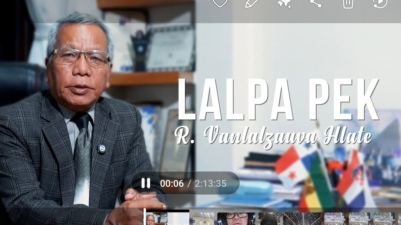 DR R VANLALZAUA HLATE LEH ALO CHHUAH DAN, VAN ROPUI EM. 