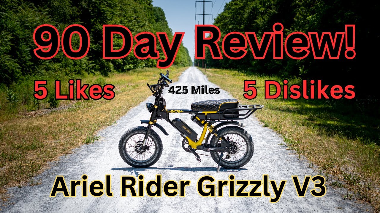Обзор Ariel Rider Grizzly V3 &mdash; 90 дней, 425 миль
