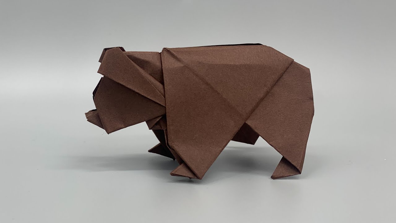 How To Make An Origami Bear