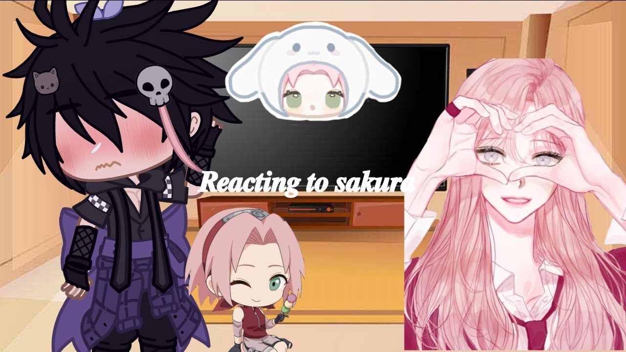 || ino, sai , hinata , naruto , e sasuke || reacting to 🌸Sakura 🌸 || 🌸💜 sasusaku 💜🌸