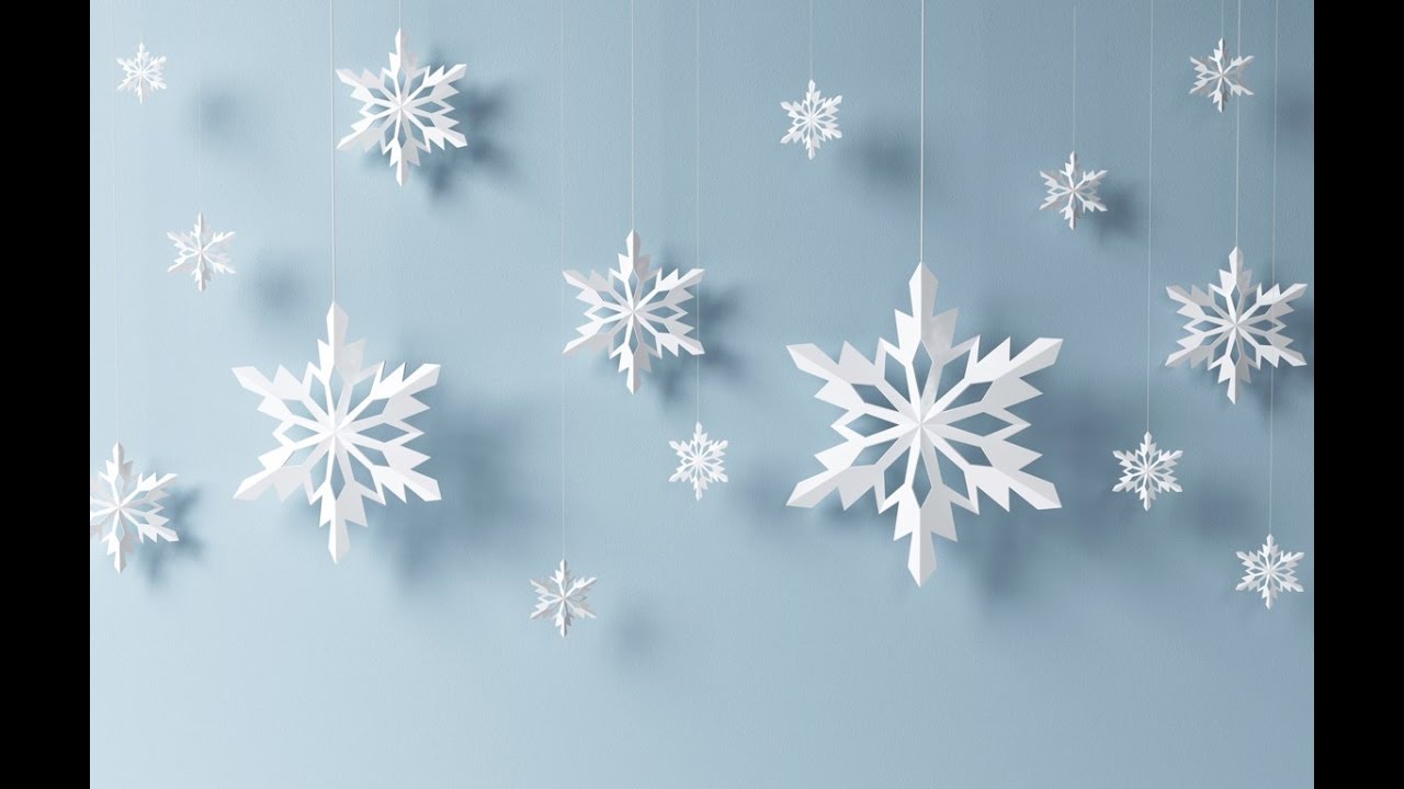 How to make snowflakes in 5 minutes