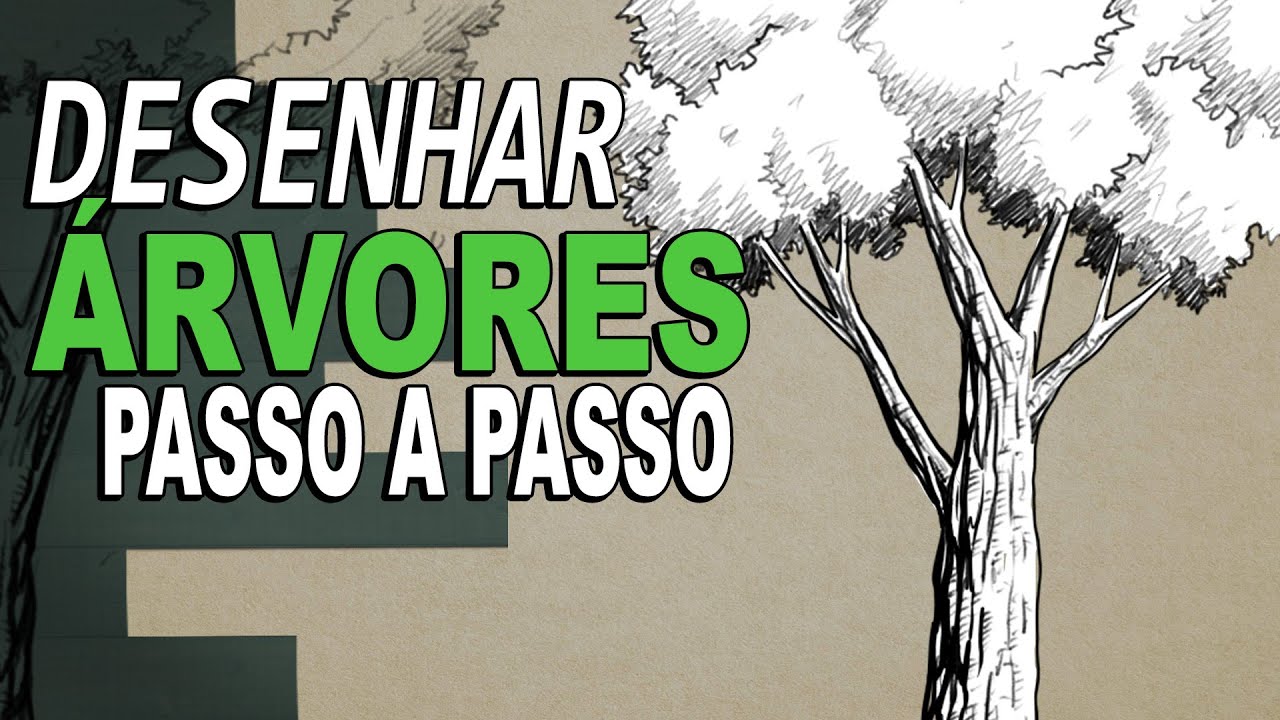 Como desenhar Árvores- Guia prático | Dica de Desenho