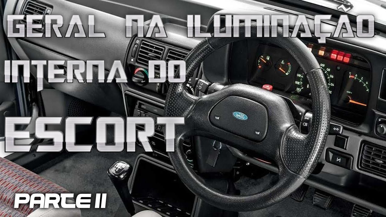 Geral na iluminação interna do escort.