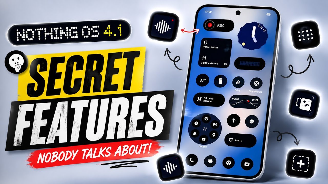 Nothing OS 4.1: 5 Hidden Features You Didn't Know! 🤫