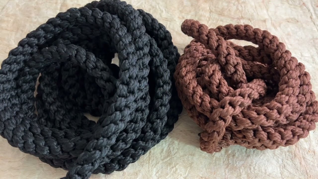 How to make a Tongan kafa pekepeka using Bonnie Craft Cord. #tongancrafts#kafapekepeka