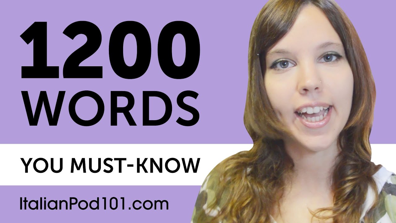 1200 Words Every Italian Beginner Must Know