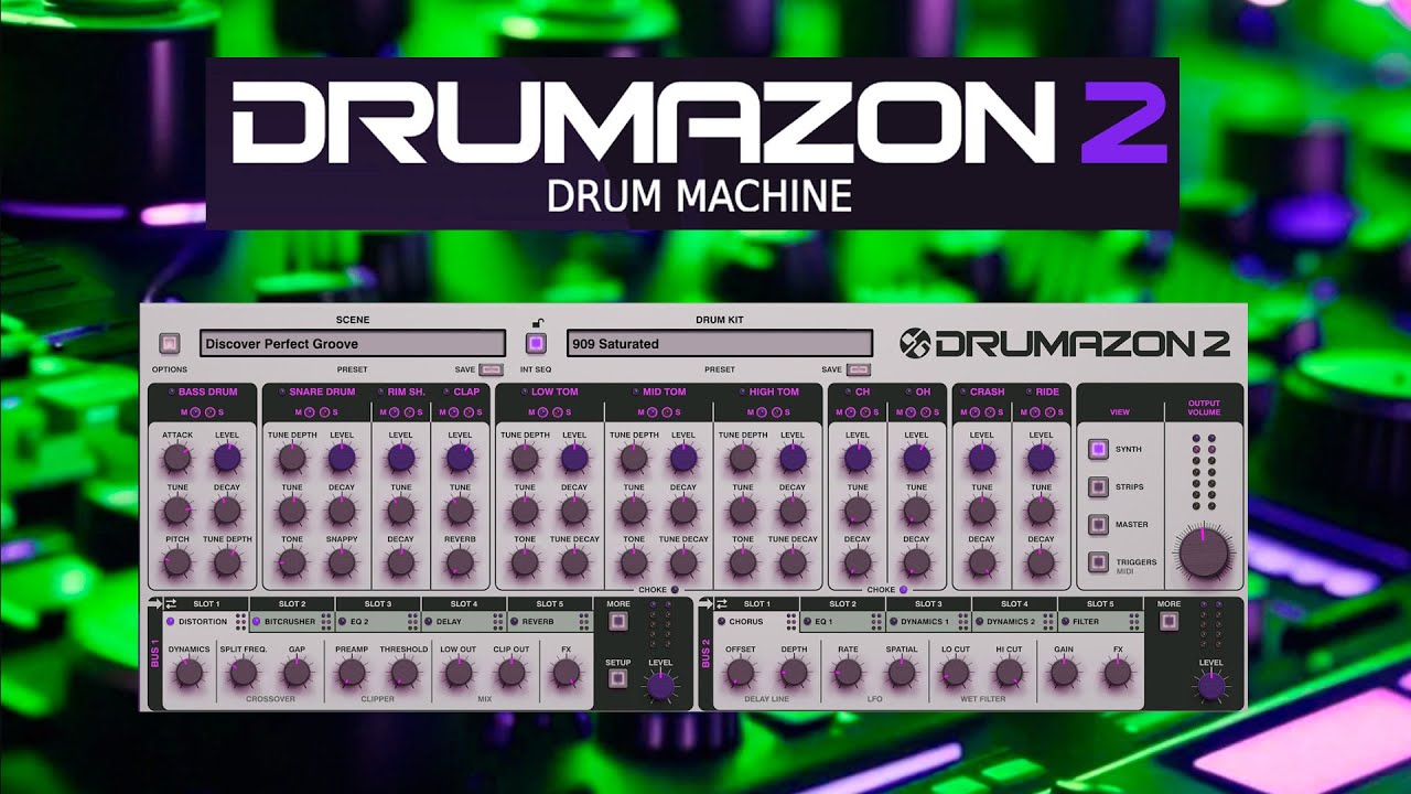 d16 Drumazon 2 - Insane TR909 - Techno - External Sequencer #techno #drummachines